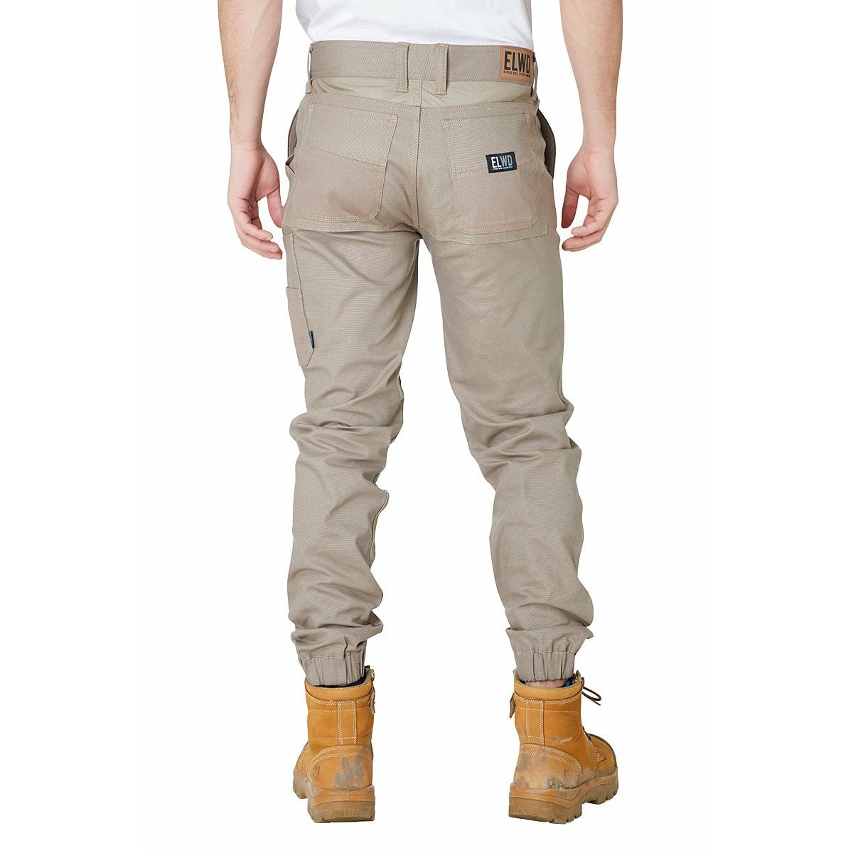 Mens khaki work store trousers