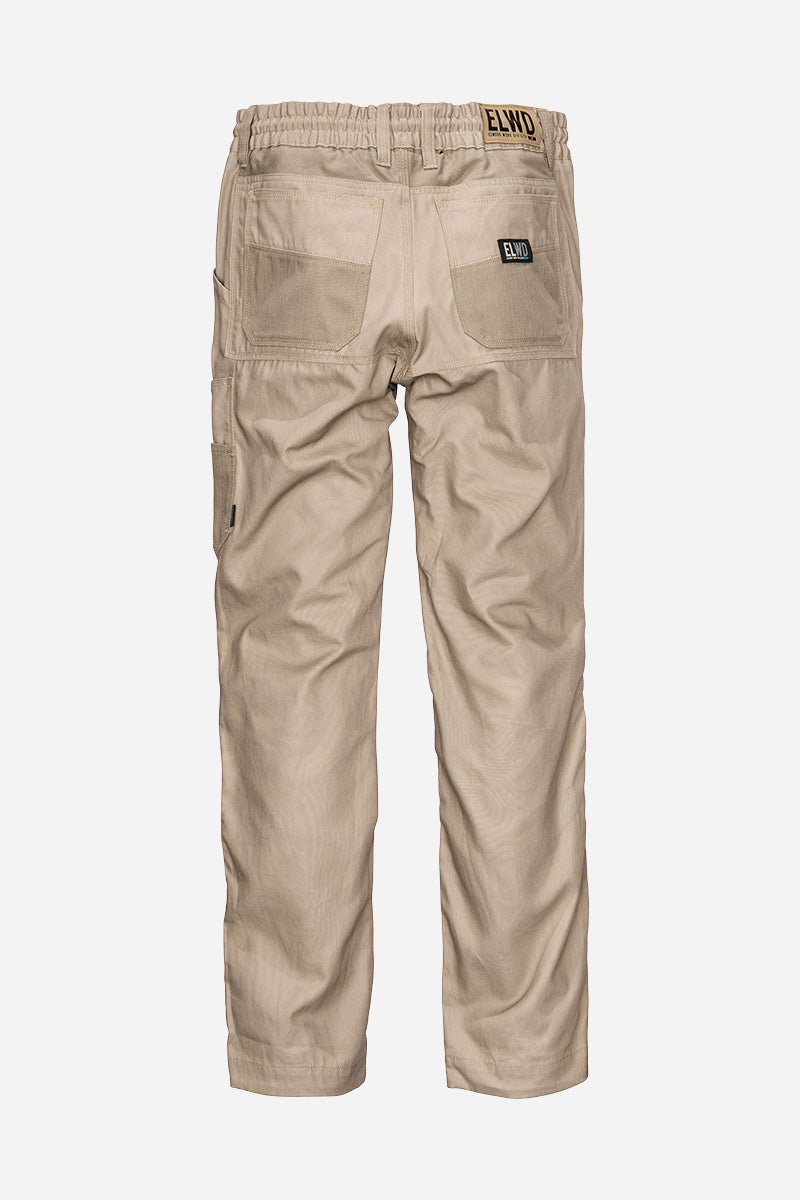 Mens elastic khaki store pants